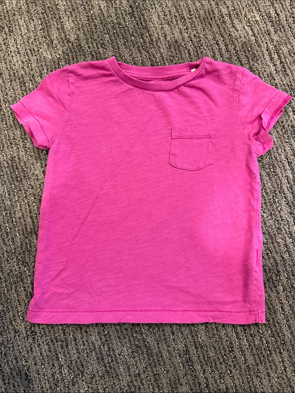 Mini Boden Bright Pink Short Sleeve Pocket Tee